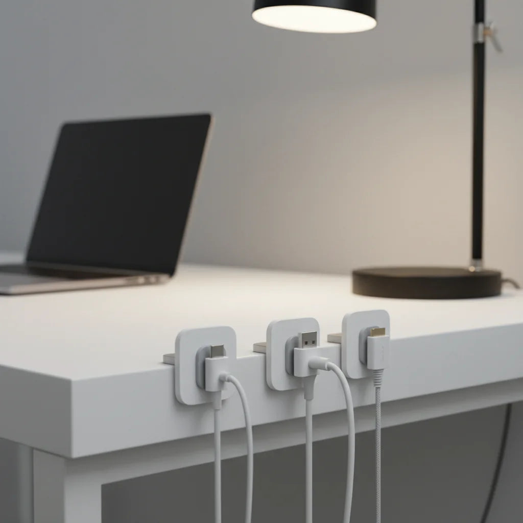 Magnetic Adhesive Cable Organizer Clips