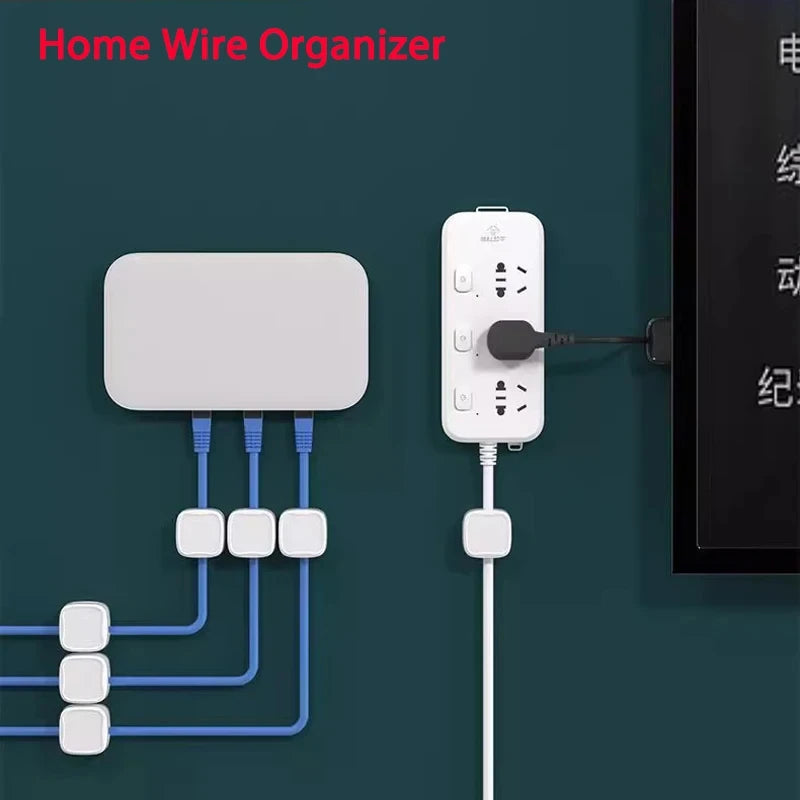 Magnetic Adhesive Cable Organizer Clips